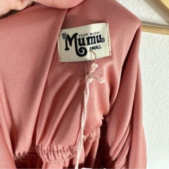 NEW Show Me Your Mumu Kendall Maxi Bridesmaid Dress Rustic Mauve Size S - Picture 12 of 13